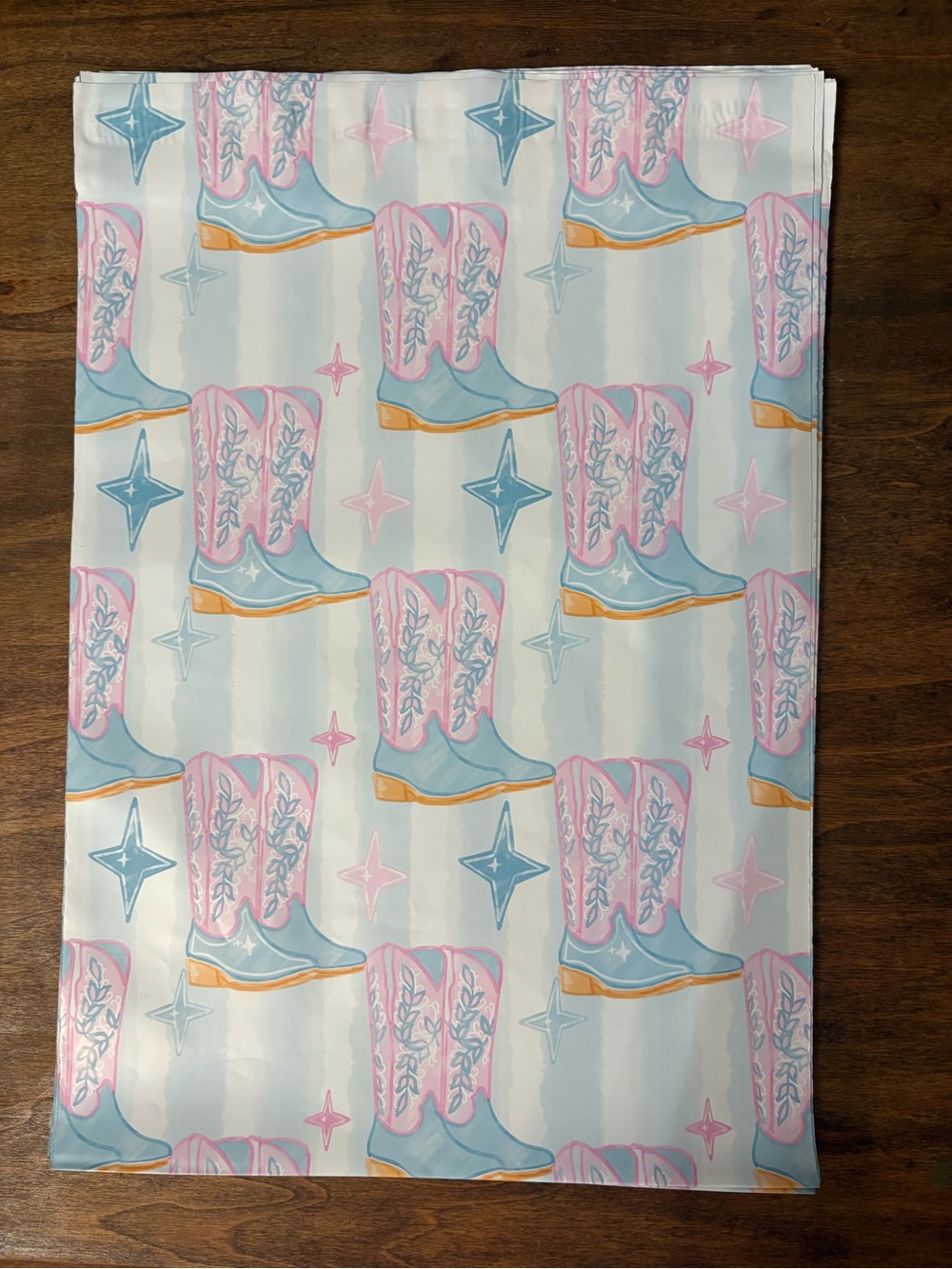 Cowboy Boot Poly Mailers